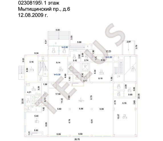 Продается торговое помещение 2710 м², Москва, переезд 1-й Мытищинский, 6, ID объекта 7815 - 4