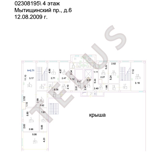 Продается торговое помещение 2710 м², Москва, переезд 1-й Мытищинский, 6, ID объекта 7815 - 14