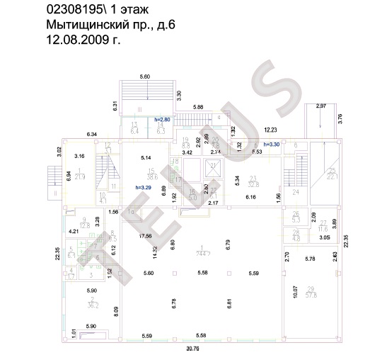 Продается торговое помещение 2710 м², Москва, переезд 1-й Мытищинский, 6, ID объекта 7815 - 12