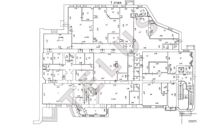 Продается офис 3331 м², Москва, ул. Мясницкая, 13С1, ID объекта 7809 - 9