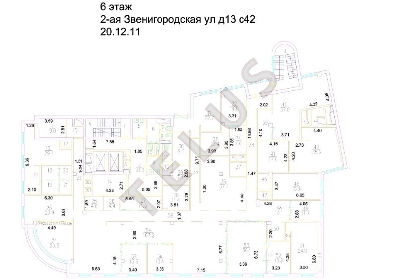Продается торговое помещение 7618 м², Москва, ул. Звенигородская 2-я, 13 с.42, ID объекта 6598 - [15]