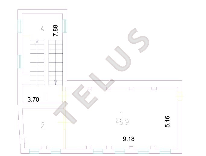 Продается торговое помещение 1216.90 м², Москва, ул. Гиляровского, 10с1, ID объекта 7799 - 12