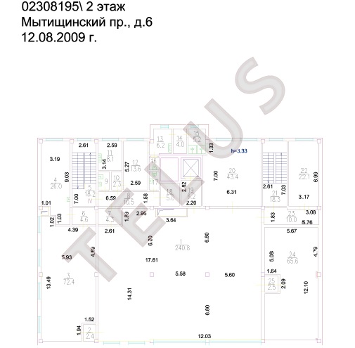 Продается торговое помещение 2710 м², Москва, переезд 1-й Мытищинский, 6, ID объекта 7815 - 11