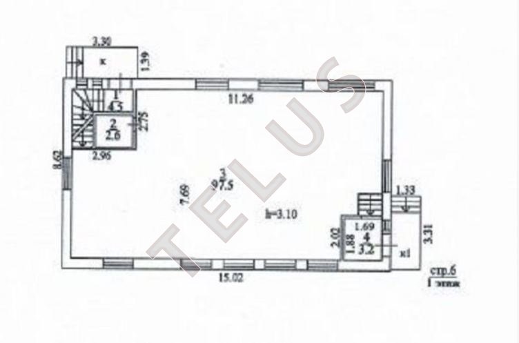 Продается торговое помещение 382.70 м², Москва, ул. 2-я Рыбинская, 13с6, ID объекта 7805 - 4