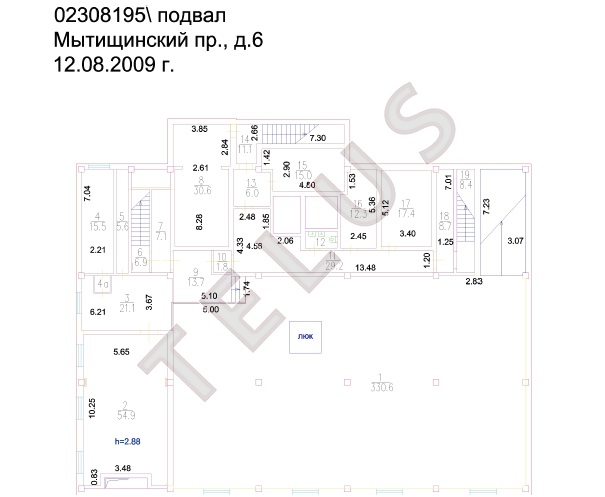 Продается торговое помещение 2710 м², Москва, переезд 1-й Мытищинский, 6, ID объекта 7815 - 8