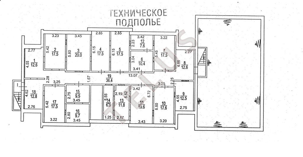 Продается торговое помещение 1197 м², Москва, проезд Строительный, 3а