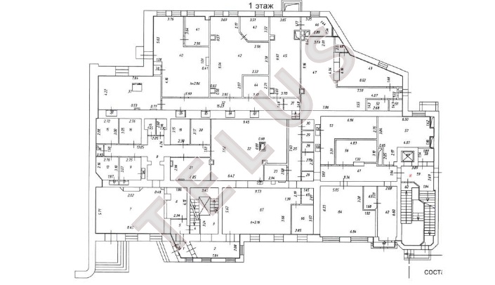 Продается офис 3331 м², Москва, ул. Мясницкая, 13С1, ID объекта 7809 - 21