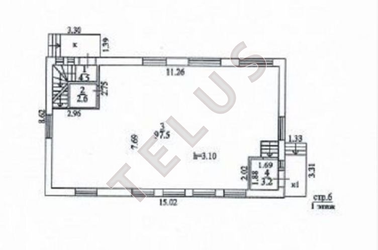 Продается торговое помещение 382.70 м², Москва, ул. 2-я Рыбинская, 13с6, ID объекта 7805 - 46