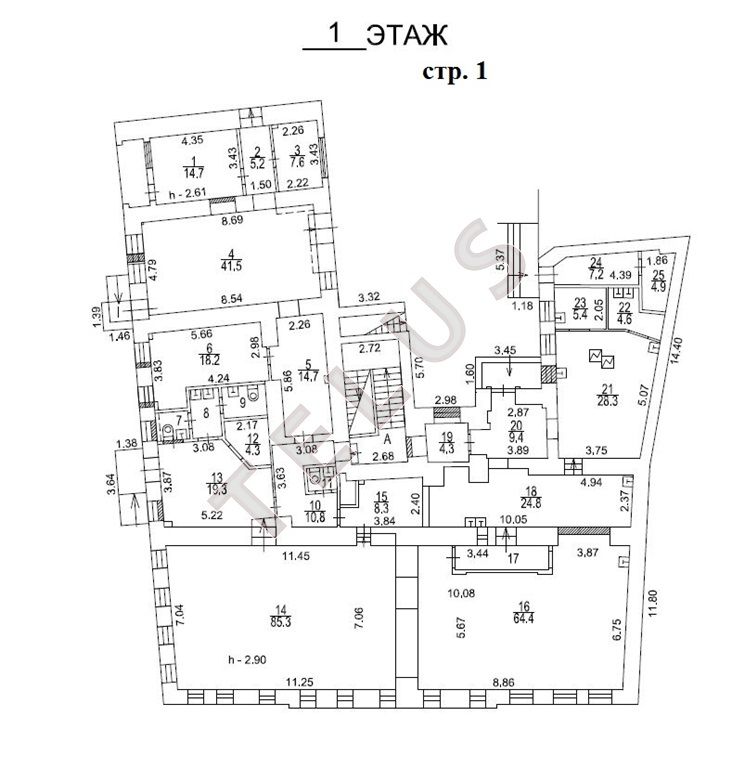 Три особняка на первой линии домов, 1344 кв.м., 385 кв.м. и 534 кв.м. соответственно. Земельный участок под зданиями, а ...