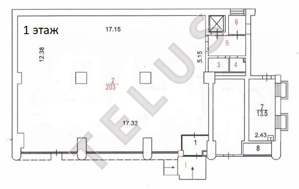 Продается торговое помещение 475 м², Москва, ул. Сущевский вал , 53, ID объекта 7863 - 5