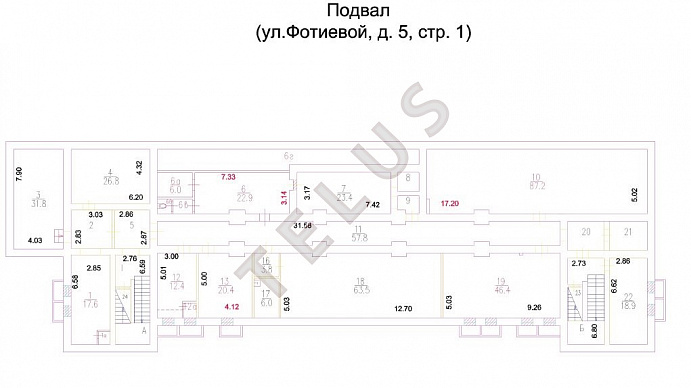   ул. Фотиевой, 5с1.Офисные помещения, ID объекта 6588 - 5