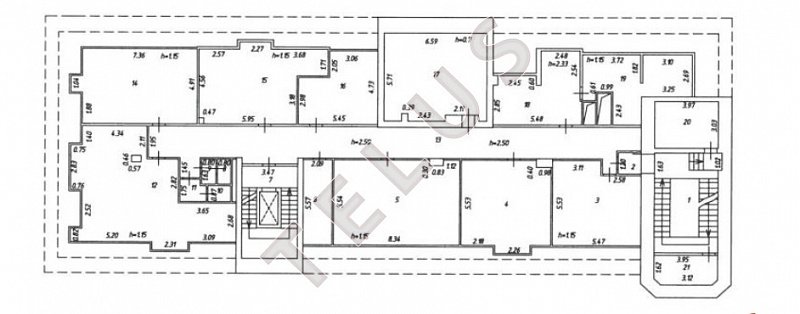 Продается офис 3331 м², Москва, ул. Мясницкая, 13С1, ID объекта 7809 - 12