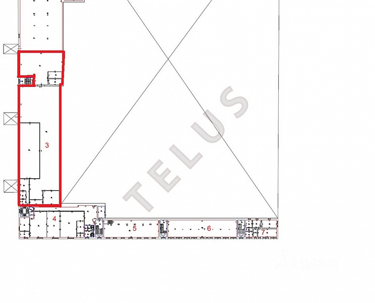 Продается склад 1512.50 м², МО, Город Подольск ул. Ленина, 1к13, ID объекта 7844 - 8