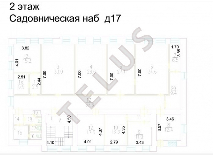   наб. Садовническая, 17.Здание, ID объекта 7671 - 17