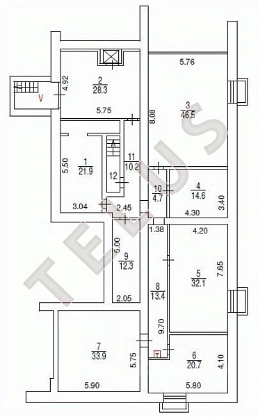 ул Черняховского. 243 кв.м. Продажа , ID объекта 8317 - 4