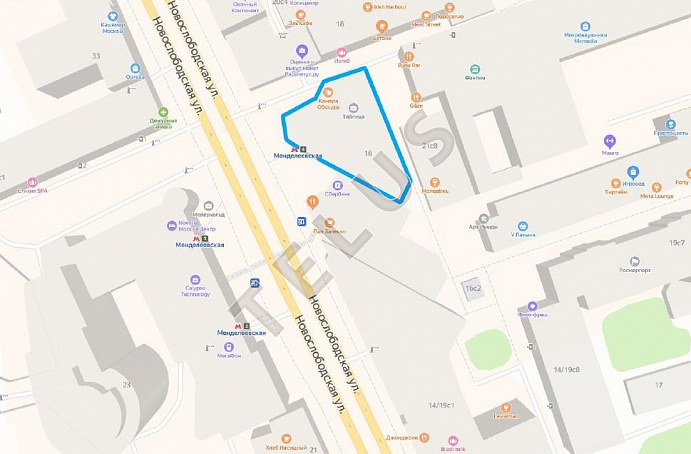   ул. Новослободская, 16.Офисные помещения, ID объекта 5275 - 3