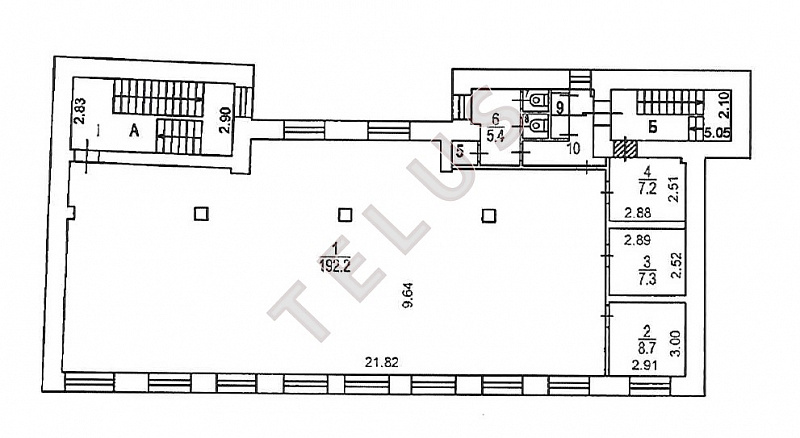 Продается торговое помещение 1317 м², Москва, ул. 6-й Монетчиковский, 8 стр.1, ID объекта 7859 - 12