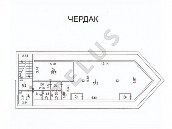   ул. Складочная, 1 стр 54.Здание, ID объекта 8343 - 10