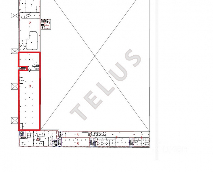 Продается склад 1514.80 м², МО, Город Подольск ул. Ленина, 1к13, ID объекта 7842 - 6