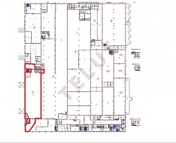 Продается склад 1454.80 м², МО, Город Подольск ул. Ленина, 1к13, ID объекта 7835 - 5