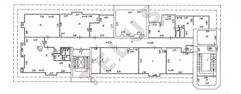 Продается офис 3331 м², Москва, ул. Мясницкая, 13С1, ID объекта 7809 - 24