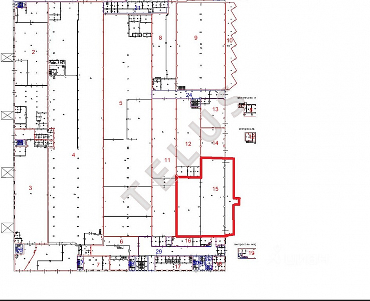 Продается склад 1495 м², МО, Город Подольск ул. Ленина, 1к13, ID объекта 7838 - 6