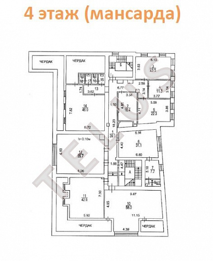   ул. Якиманка Б., 23.Офисные помещения, ID объекта 4305 - 10