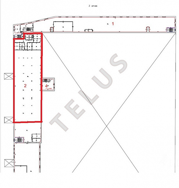 Продается склад 1486.60 м², МО, Город Подольск ул. Ленина, 1к13, ID объекта 7843 - 7