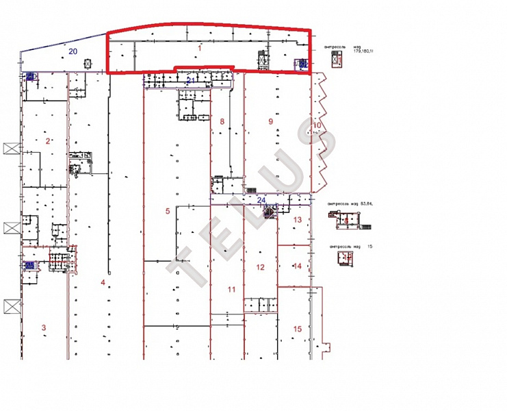 Продается склад 1666.10 м², МО, Город Подольск ул. Ленина, 1к13, ID объекта 7837 - 7