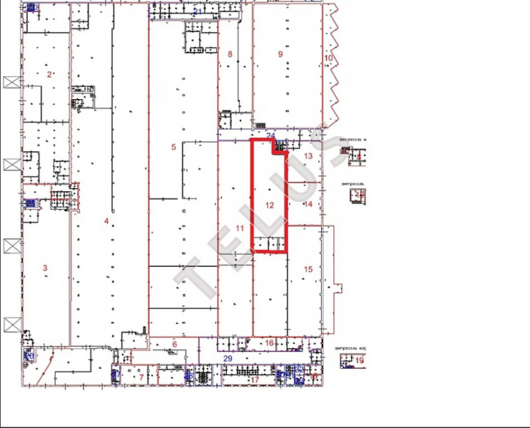 Продается склад 703.80 м², МО, Город Подольск ул. Ленина, 1к13, ID объекта 7840 - 5