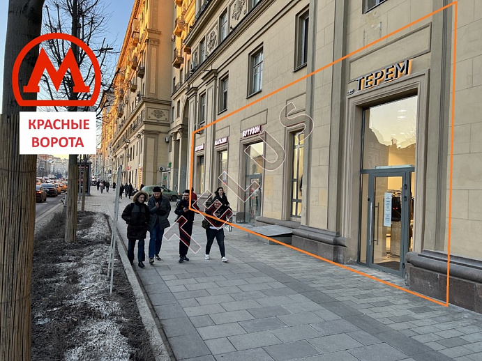   ул. Садовая - Черногрязская, 13/3с1.Торговые помещения, ID объекта 6614 - 7