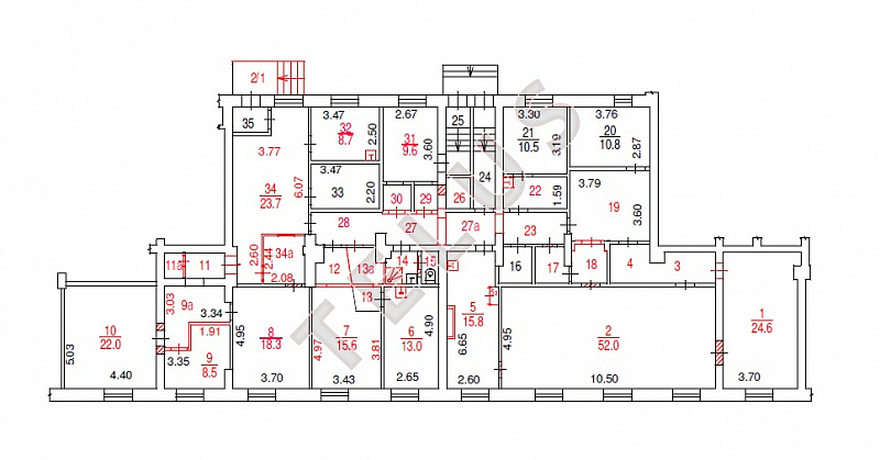 Продается офис 340 м², Москва, пр-кт Федеративный, 3, ID объекта 7779 - 16