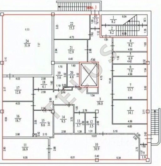 Город Балашиха,  б-р Горенский, 3А.Здание, ID объекта 8387 - 13