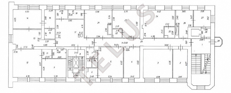 Продается офис 3331 м², Москва, ул. Мясницкая, 13С1, ID объекта 7809 - 23