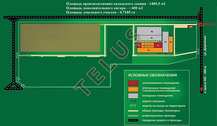 Город Люберцы,  ул. Дорожная, 12.Складские помещения, ID объекта 5422 - 17