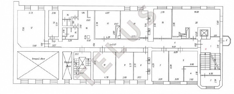 Продается офис 3331 м², Москва, ул. Мясницкая, 13С1, ID объекта 7809 - 10