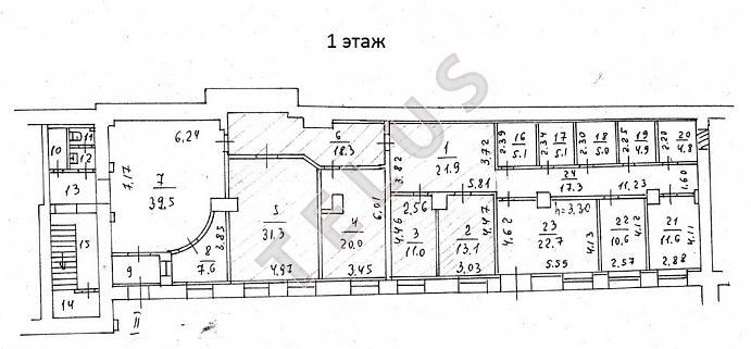   ул. Кожевническая, 16 с 4.Офисные помещения, ID объекта 2945 - 14