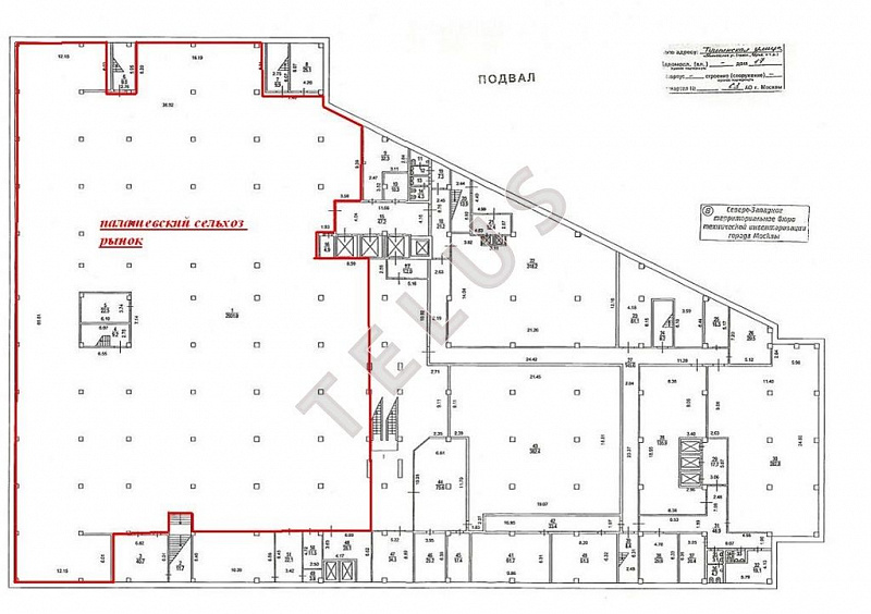 Продается торговое помещение 35000 м², Москва, ул. Тушинская, 17, ID объекта 4320 - 5