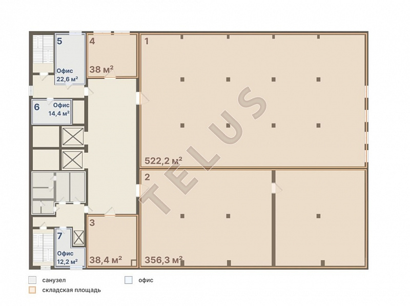 Продается склад 5583.40 м², МО, Город Жуковский ул. Луч, 6, ID объекта 7866 - 9