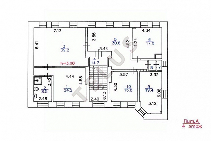 Здание в центре, ID объекта 8035 - 11