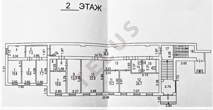   ул. Малая Семеновская, 3А строение 3.Здание, ID объекта 5528 - 3