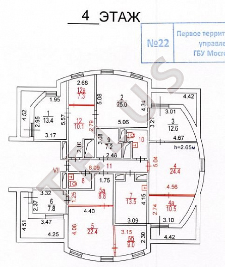   пер. Тружеников 1-й, 12 стр 2.Здание, ID объекта 4449 - 25