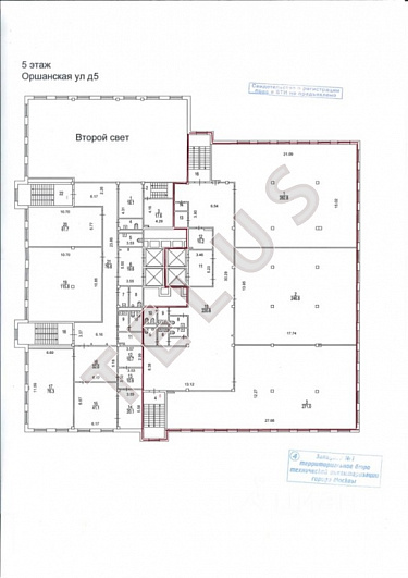   ул. оршанская, 5.Офисные помещения, ID объекта 5052 - 15
