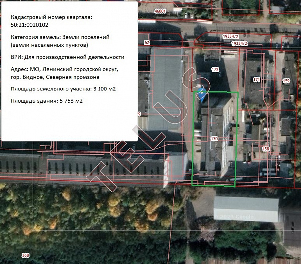 Город Видное,  проезд Проектируемый проезд 5208, 611.Складские помещения, ID объекта 5568 - 28