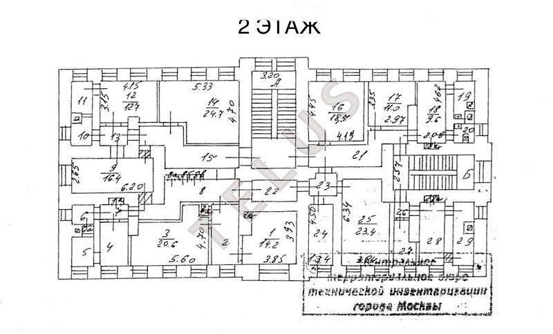 Продается торговое помещение 1558.30 м², Москва, пр-кт Комсомольский, ID объекта 7812 - 47