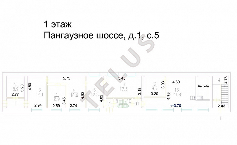 Здание рядом с метро, ID объекта 7855 - 32