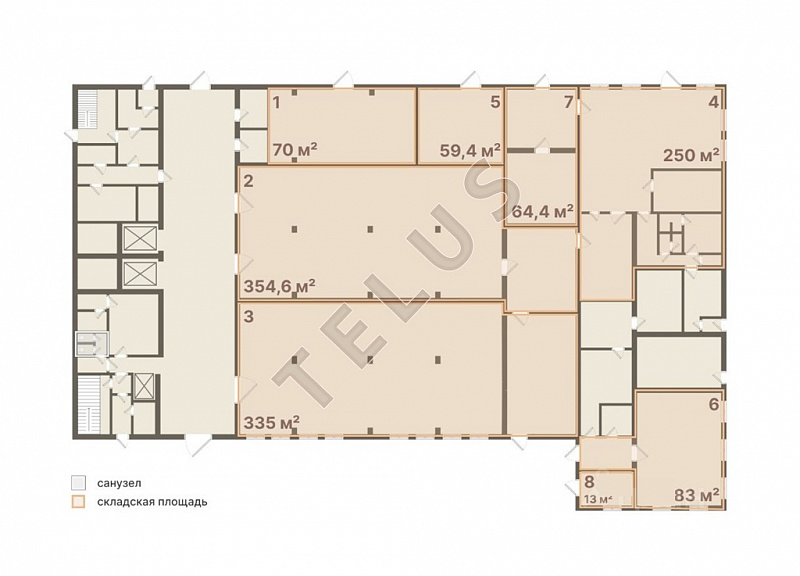 Продается склад 5583.40 м², МО, Город Жуковский ул. Луч, 6, ID объекта 7866 - 17