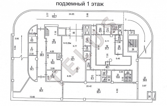   пр-кт Севастопольский, 10 к 1.Офисные помещения, ID объекта 3050 - 14