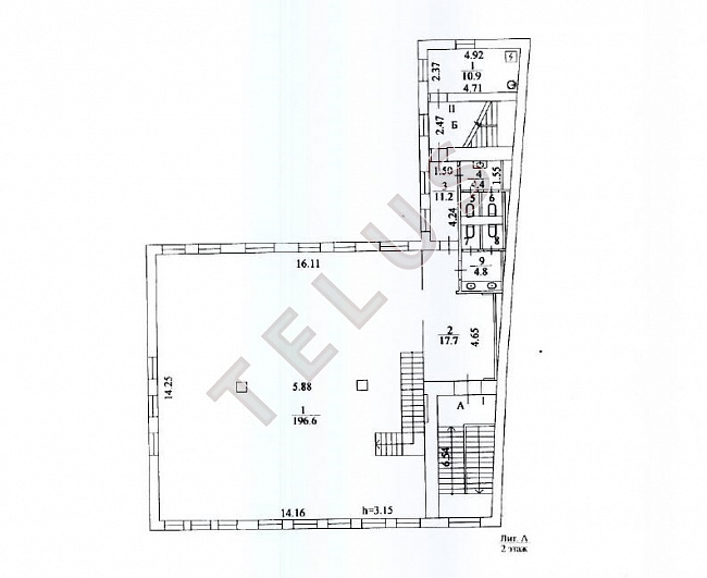   ул. Зацепа, 24 с 2.Офисные помещения, ID объекта 5089 - 21