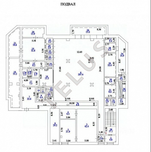 Здание в Тверском районе г Москвы, ID объекта 8091 - 7